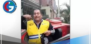Mototaxista secuestra a fiscalizador y choca vehículo donde se trasladaban