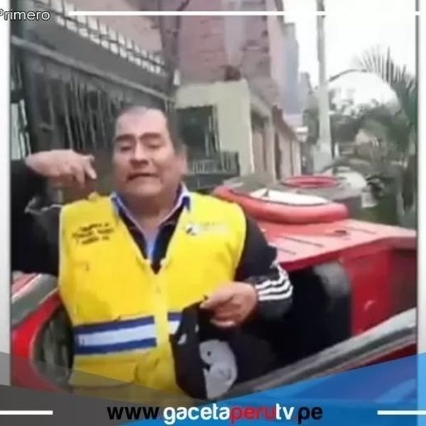 Mototaxista secuestra a fiscalizador y choca vehículo donde se trasladaban