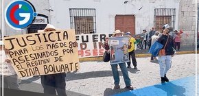 Se registraron protestan con dirección al Congreso y en contra Dina Boluarte