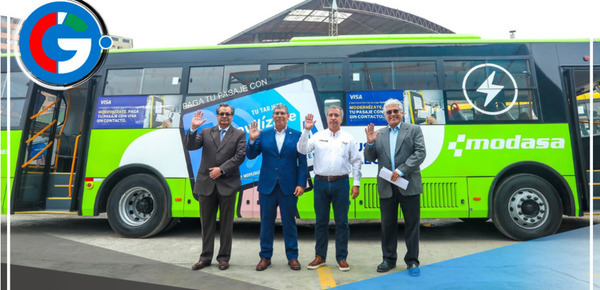 Primer bus eléctrico del Perú marca el inicio del cambio de matriz energética en sector