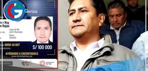 Ministro del Interior ofrece recompensa de S/100.00 por información sobre el paradero de Vladimir Cerrón