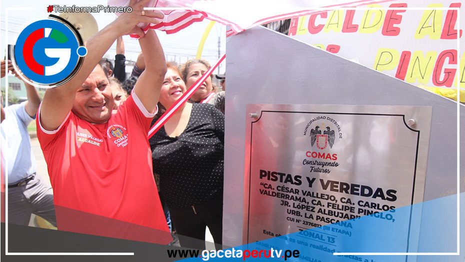 Comas lidera en ejecución de inversión pública en Lima Norte