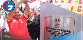 Comas lidera en ejecución de inversión pública en Lima Norte