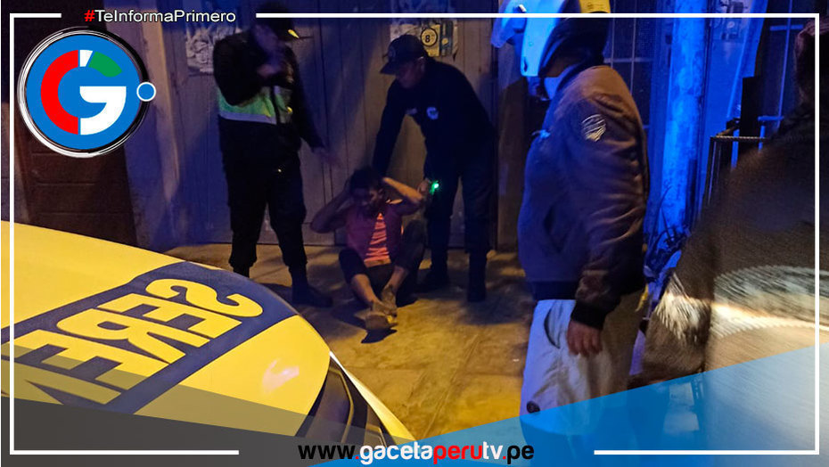Personal de Serenazgo "Plan Comas Seguro" captura a ladrón venezolano en flagrancia