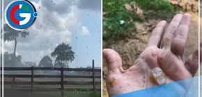 Sorpresiva granizada asombra a ciudadanos en Puerto Maldonado