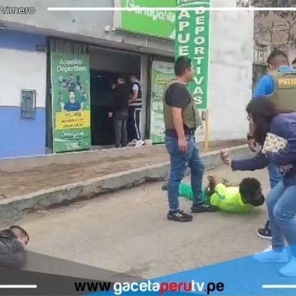 Extorsionadores dejan granada en un local de apuestas y son capturados minutos después 