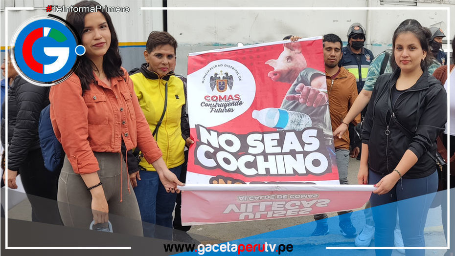 Alcalde de Comas Lanza Campaña "NO SEAS COCHINO" para Combatir Basureros en la Vía Pública