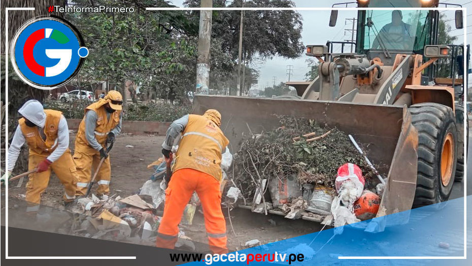 Retiran más de 600 Toneladas de Desmonte de la Av. Trapiche