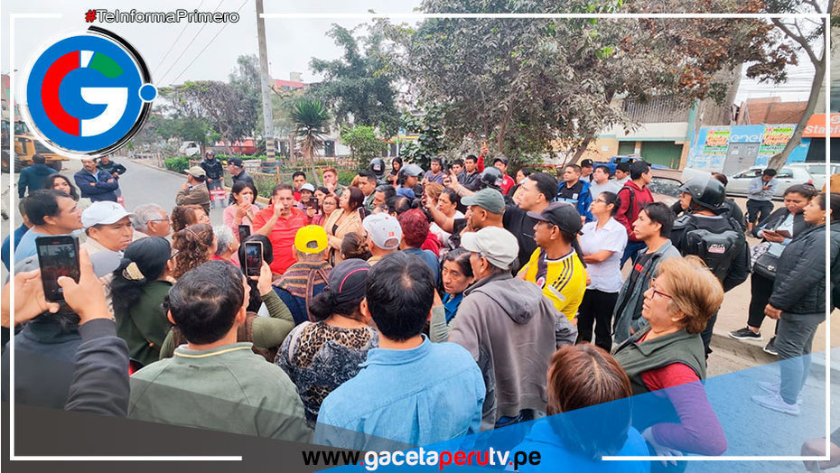 Alcalde de Comas supervisa recuperación de la Av. Rosa de América tras más de 15 años de ocupación por comerciantes