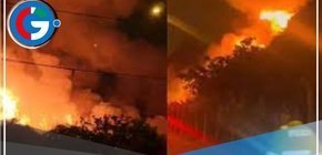 Incendio en la Costa Verde