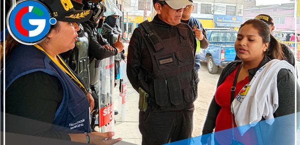 Operativo en Comas: Autoridades actúan contra la ocupación de vías públicas