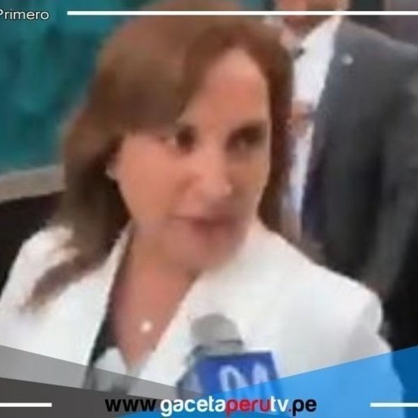 Dina Boluarte: “Cada vez que uno sale no se va de paseo, vamos a trabajar"
