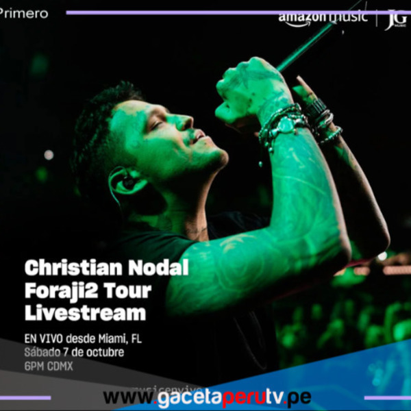 Christian Nodal colabora con Amazon Music para llevar a cabo la gira "Foraji2 Tour" en los Estados Unidos