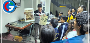 Escolares Miraflores visitaron medios de comunicación
