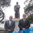 Alcalde Carlos Bruce expone estatua en honor a José Faustino Sánchez Carrión