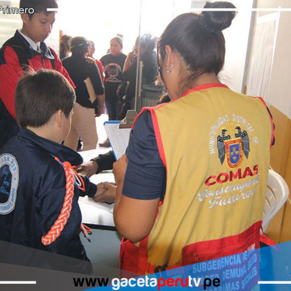 Quinta Campaña de DNI Electrónicos Gratuitos para Niños y Adolescentes en Comas