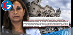 Se le acusa a Dina Boluarte de genocidio contra comunidades indígenas