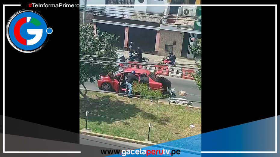 Asalto a cambista en el Rímac desata persecución policial y deja dos heridos