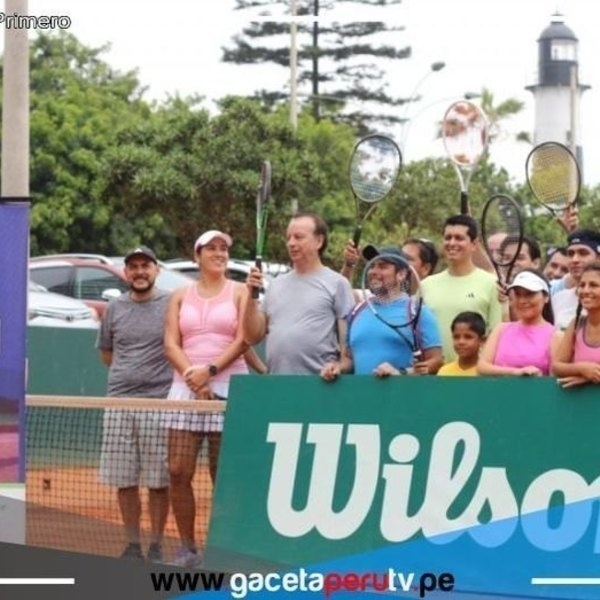 Juan Pablo Varillas realizó clínica de tenis exclusiva para vecinos miraflorinos
