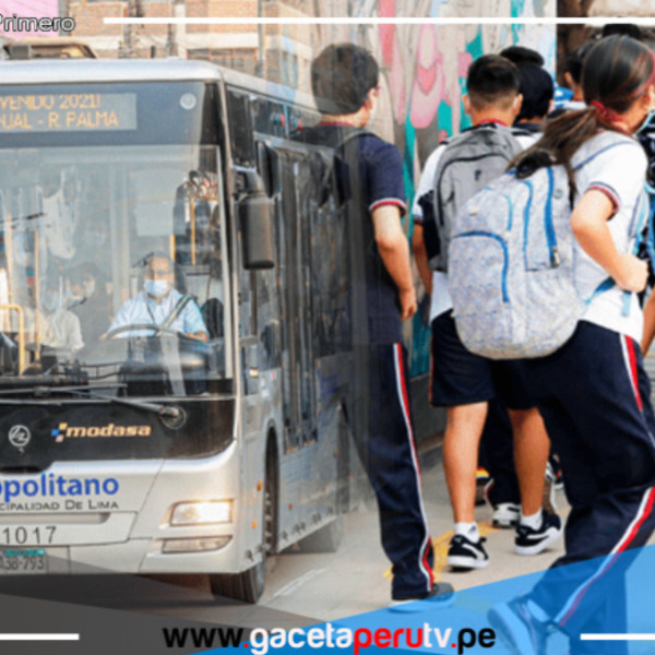 La ATU comunica que la tarifa para el pasaje escolar y universitario será a partir de S/0.75