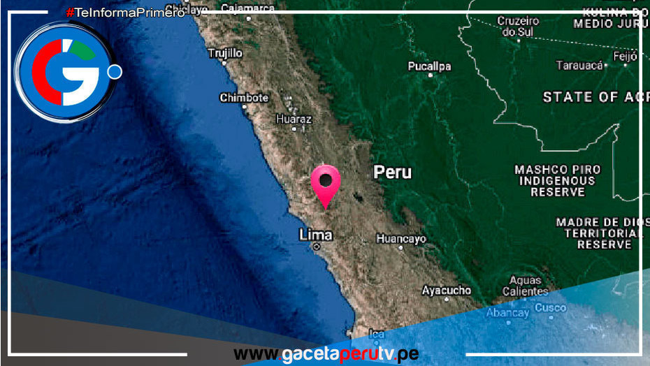 Sismo de Magnitud 5.3 Sacude la Zona de Canta en Lima