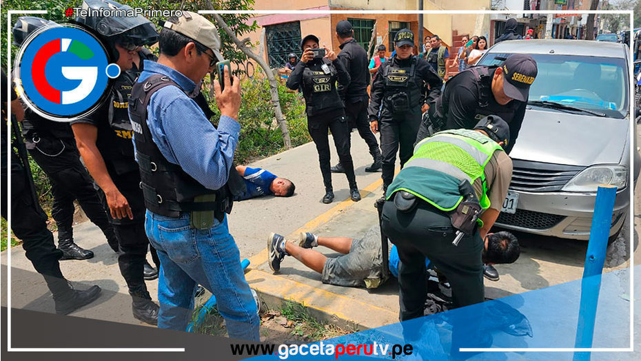 Serenos de Comas Neutralizan Intento de Robo y Secuestro