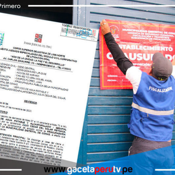 Juez archiva medida cautelar de Sedapal y respalda clausura legítima de la Municipalidad de Comas