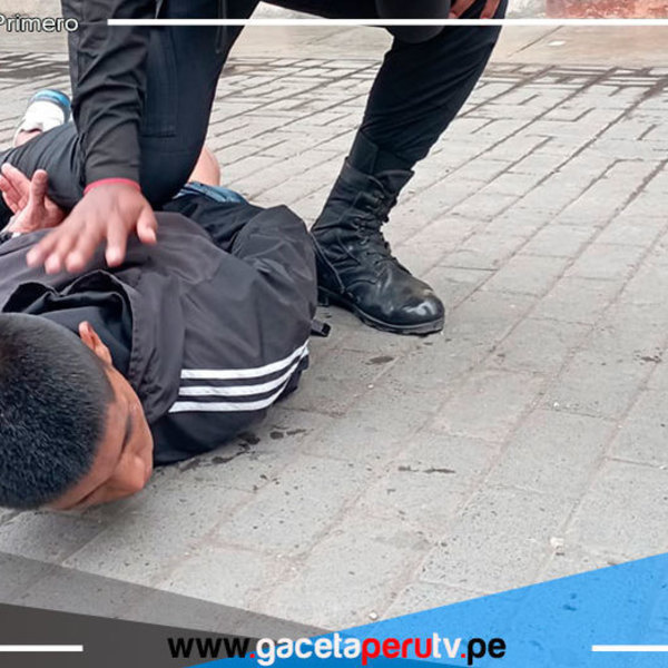 EMOES de Comas intervino a delincuente armado en escuela de manejo