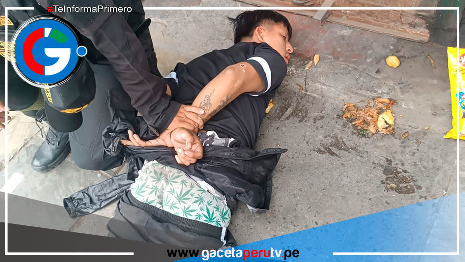 Intervención Policial en Comas Captura a Asaltantes de Farmacia con Arma de Fuego