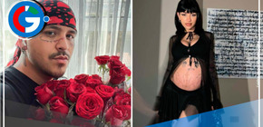 Tildan de "ridícula" a Cazzu por tapar el rostro de su bebé en redes sociales