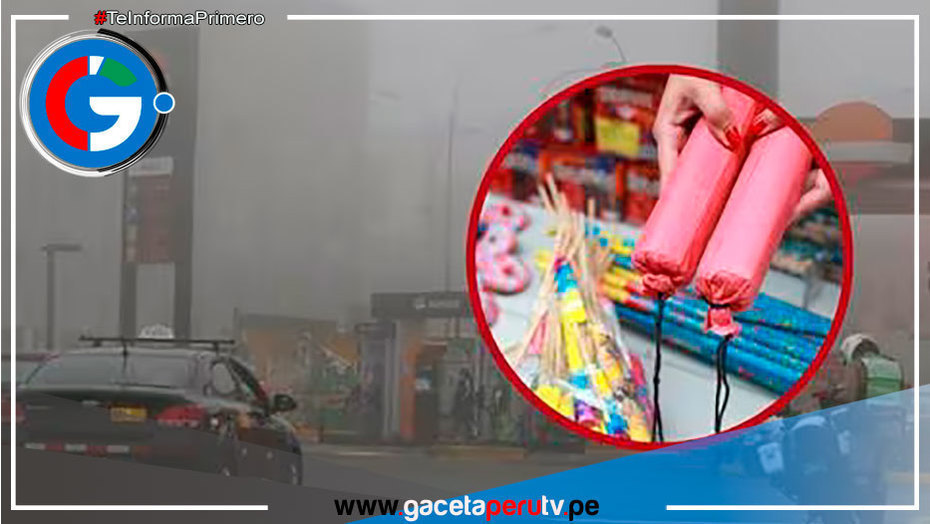 Lima Norte y Este registraron alta contaminación del aire debido al uso de pirotécnicos en Navidad