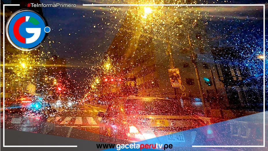 Intensa llovizna sorprende esta noche en diferentes distritos de Lima