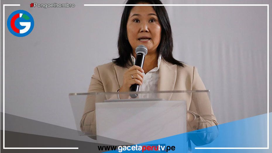 Keiko Fujimori afirma que no será candidata presidencial
