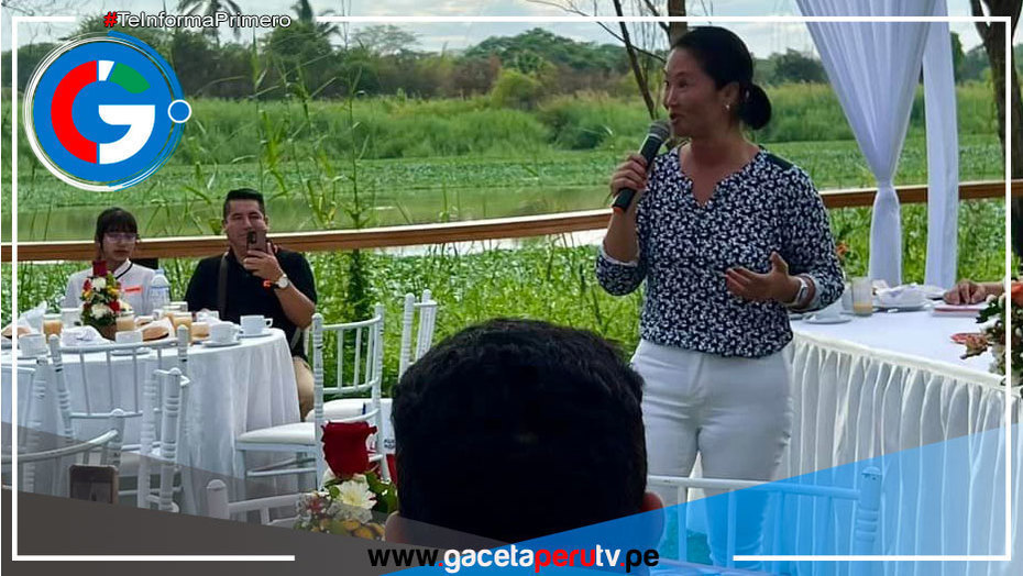 La lideresa Keiko Fujimori sobre eventual candidatura presidencial en próximas elecciones: "Creo que debo de esperar"