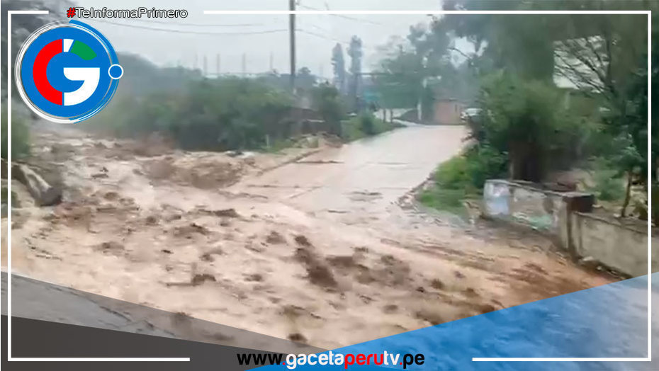 Lluvias intensas activan quebradas Cuculí y Lucumaseca en Santa Eulalia