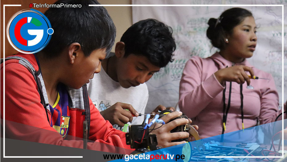 Niños arequipeños fabricaron 60 robots educativos y ecoamigables en Tambo del Midis