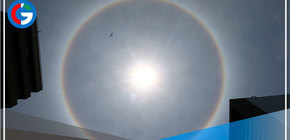 Impresionante halo solar embelleció el cielo de Lima, La Libertad y Ancash