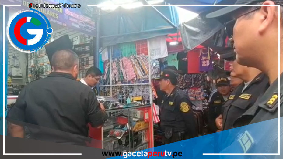 Incautan más de 1 000 celulares de dudosa procedencia que se vendían en La Cachina de San Juan de Lurigancho