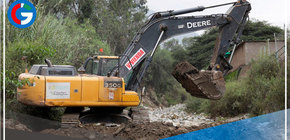 Santa Eulalia: Intervienen en 7 quebradas por riesgos de inundaciones