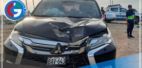 Policía fallece atropellado en la Panamericana Norte, en Nuevo Chimbote 