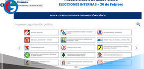 Publican sección de resultados para primera fecha de elecciones internas