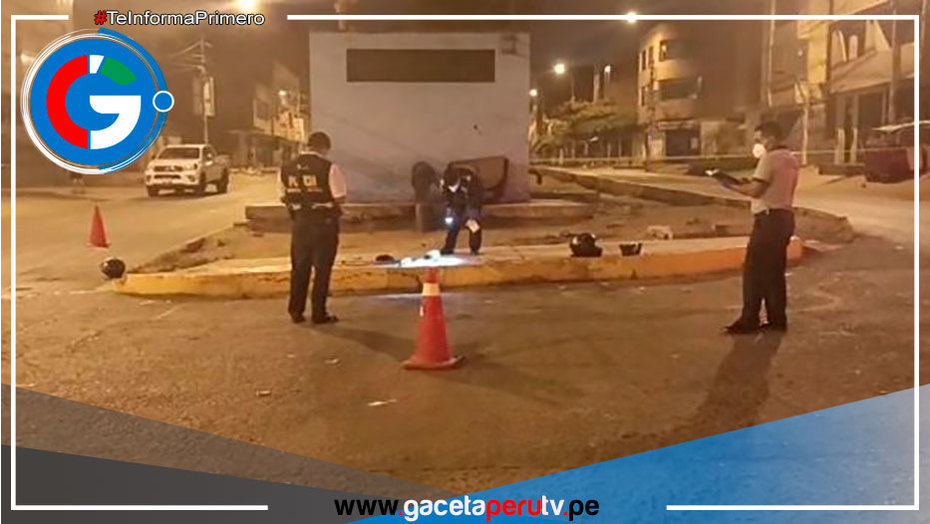 Sicarios asesinaron de varios balazos a dos personas en el distrito de Ate