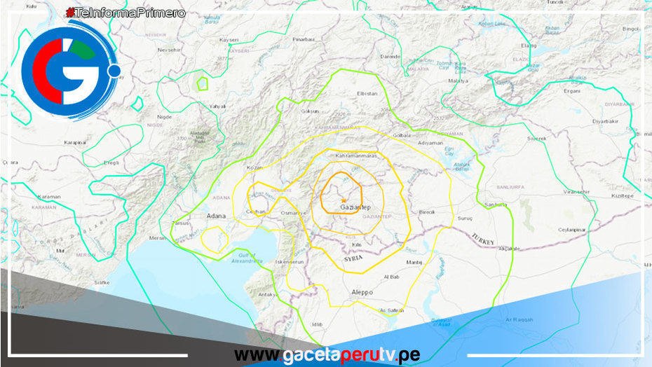 Terremoto de magnitud 7,8 sacude el sur de Turquía
