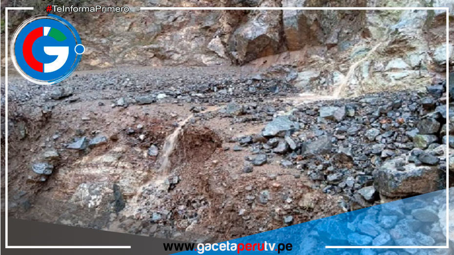 Lluvias intensas dañan 25 kilómetros de carretera y 5 viviendas en Ocros