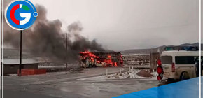 Vándalos incendian ómnibus tras desbloqueo de vía Aymaraes-Puquio 