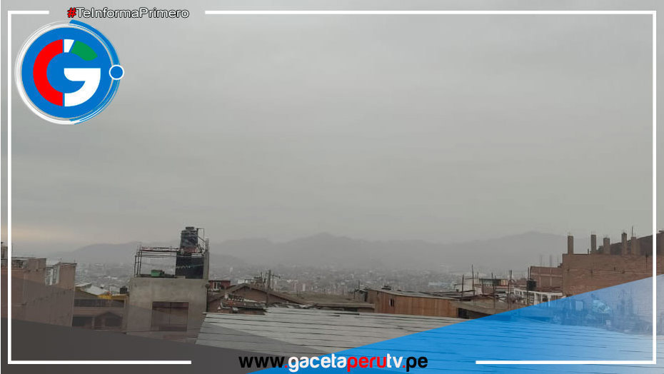 En Comas, y San Juan de lurigancho se registra fuerte llovizna