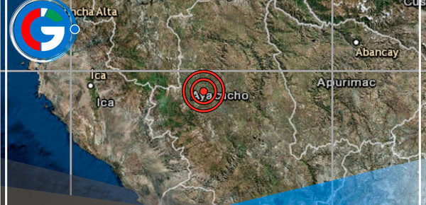 En Ayacucho se registró un sismo de magnitud 4.2
