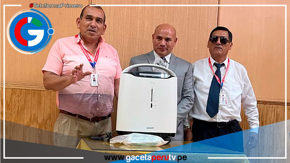 ONG "Las Manos que Ayudan de Corazón” entrega donación a alcalde de Cajamarca