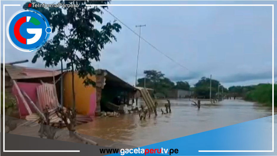 Mórrope en estado crítico tras fuertes lluvias