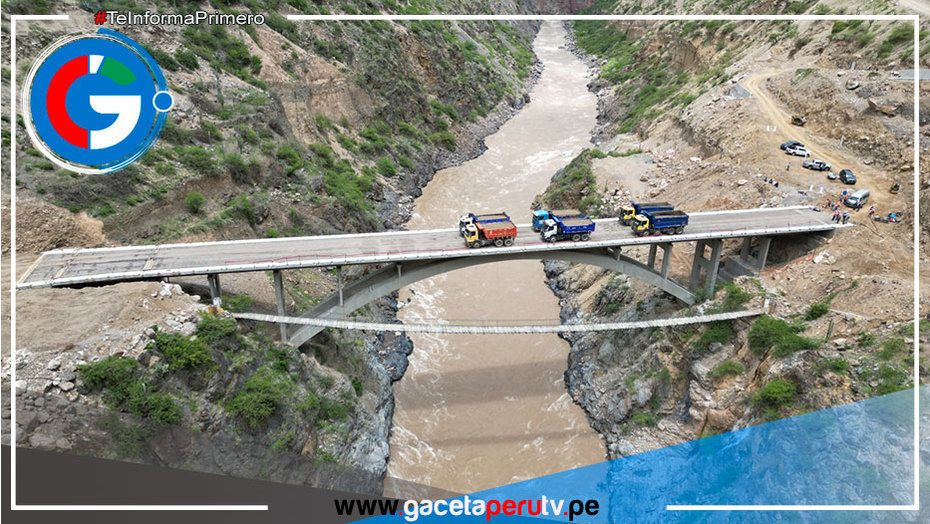 Mancomunidad regional de los Andes culmina puente vehicular interregional que reemplazará a antiguo puente colgante
